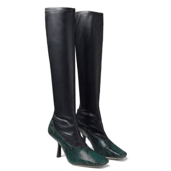 JIMMY CHOO Myka 85mm Leather Boot - Picture 5 of 17